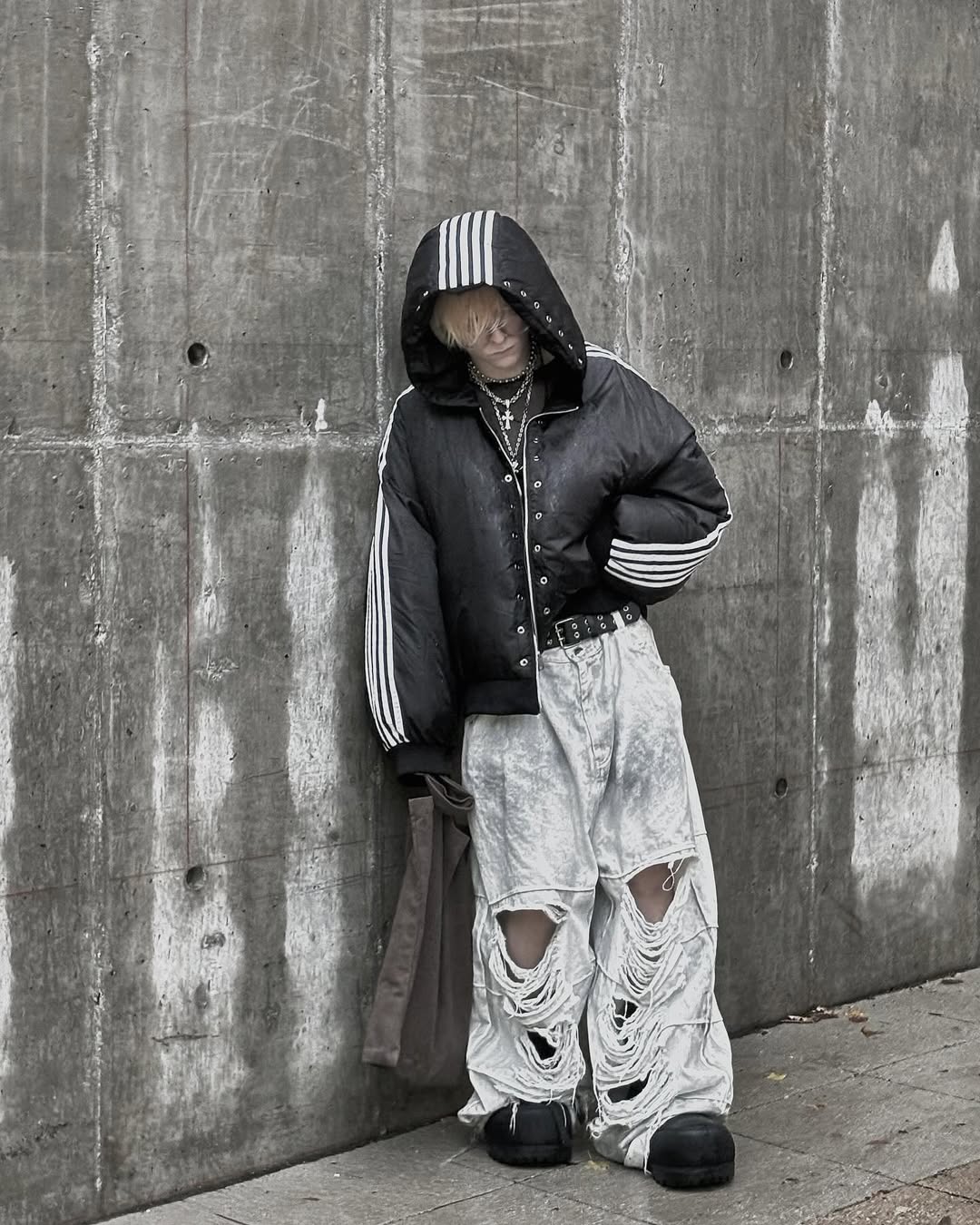 AZELIA© "STRIPED BOMBER" JACKET