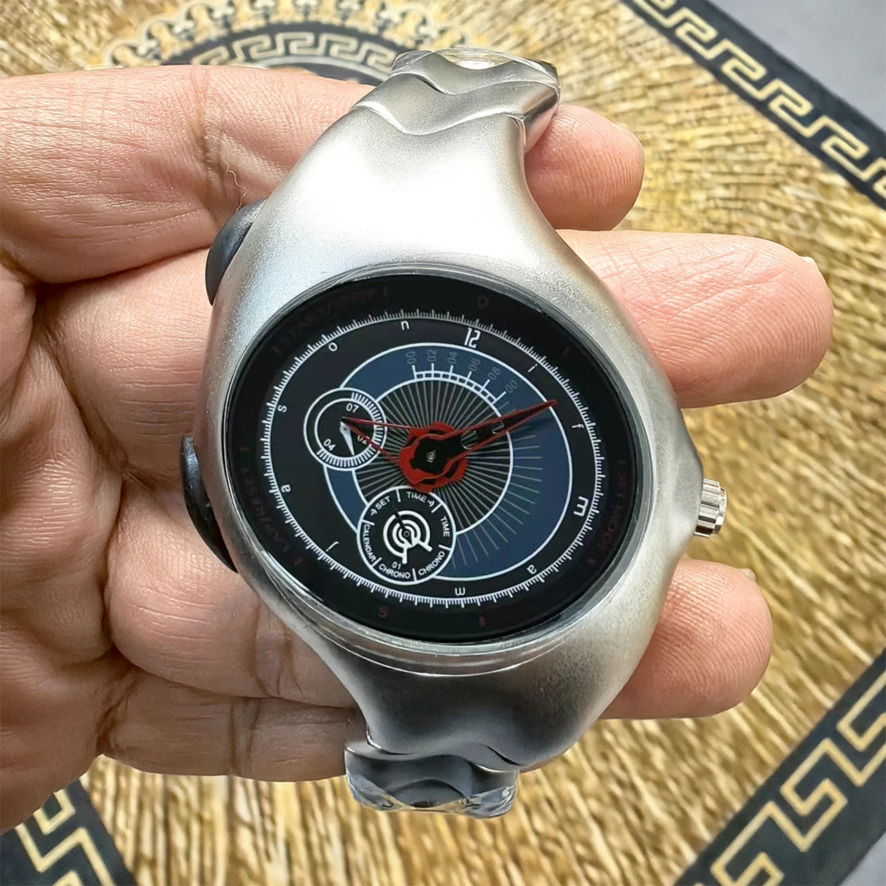 RETROGRADE “NEON CIRCUIT” WATCH